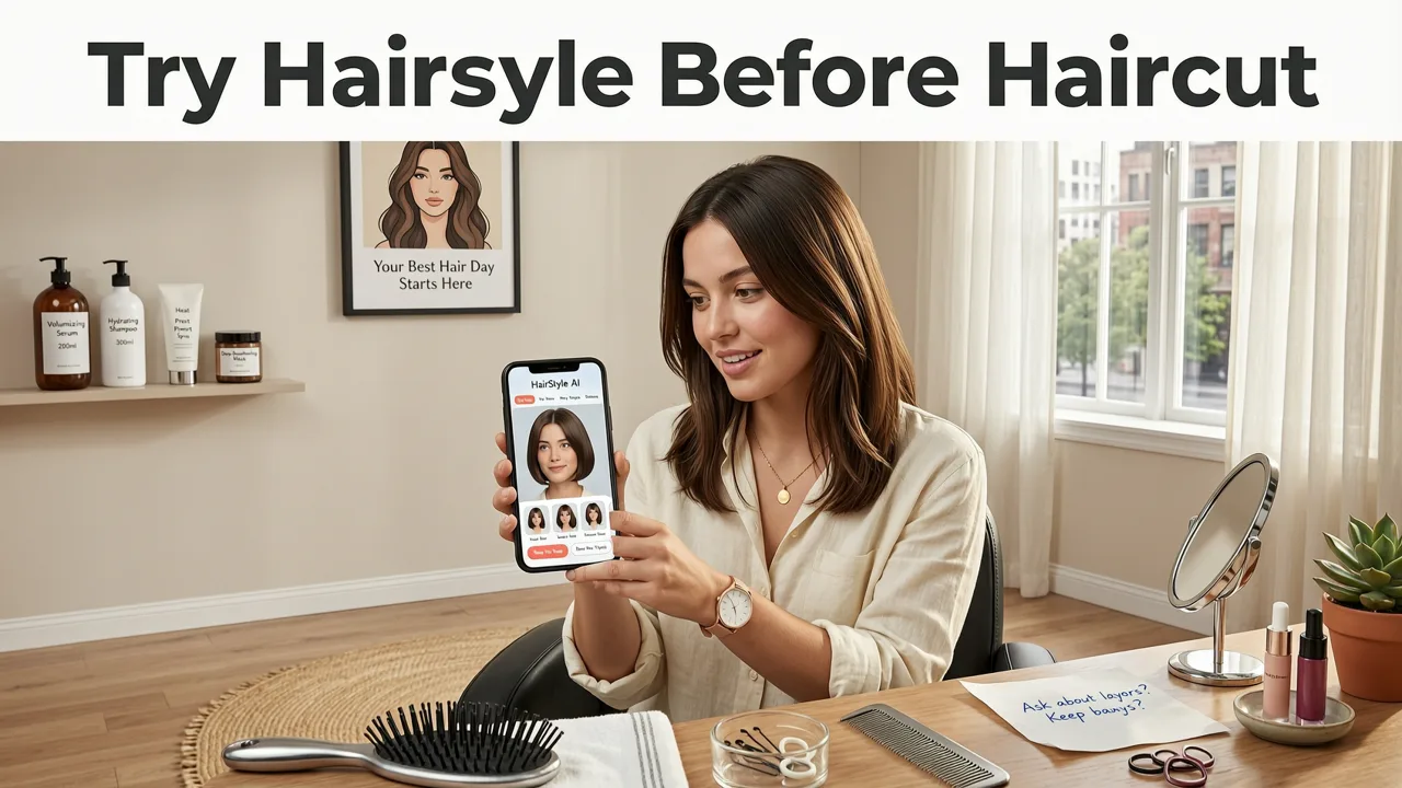 How to Try Hairstyle Before Haircut Using AI — Step by Step - try hairstyle before haircut