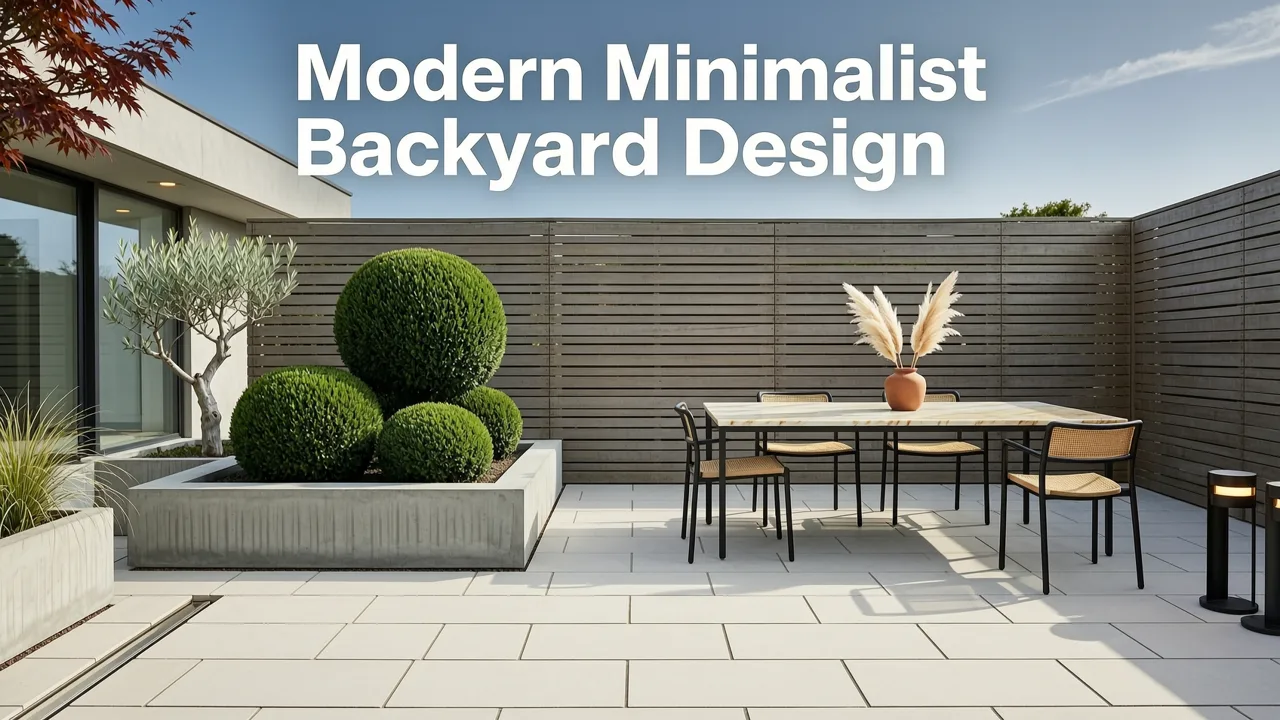 Modern Minimalist Backyard Design Ideas 2026 - backyard design ideas 2026