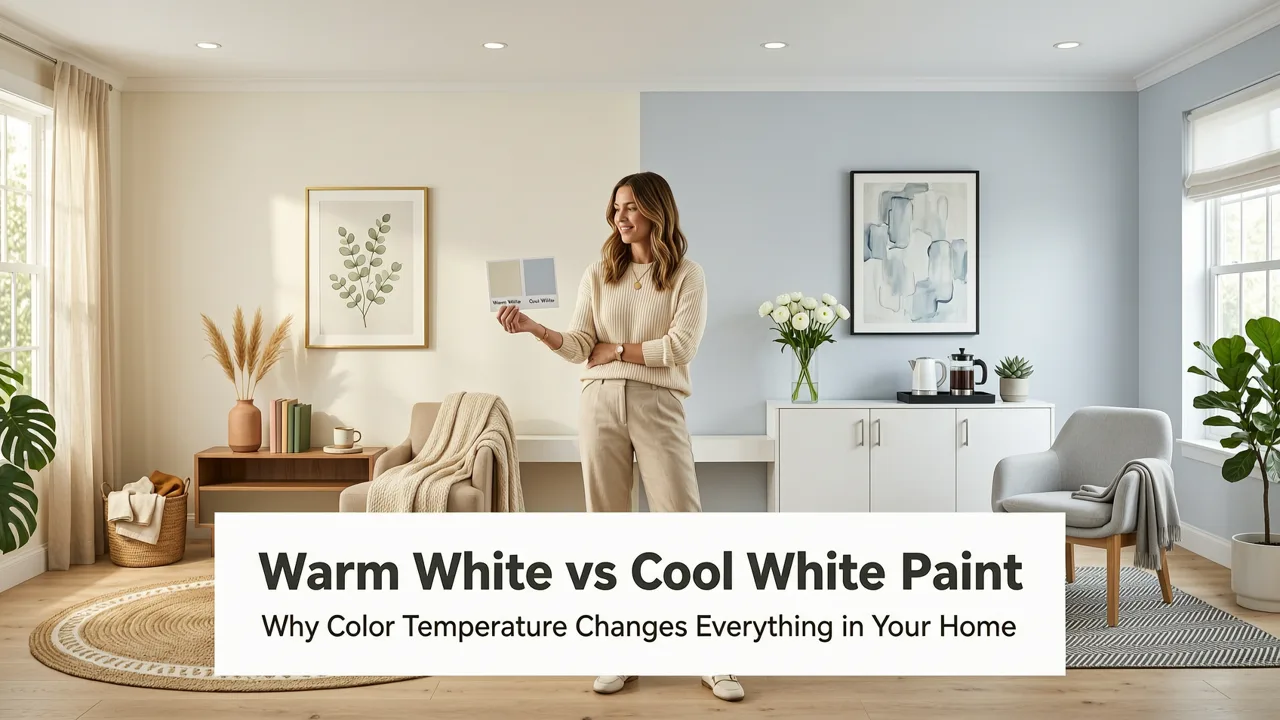 Warm White vs Cool White Paint: See the Difference in Your Room