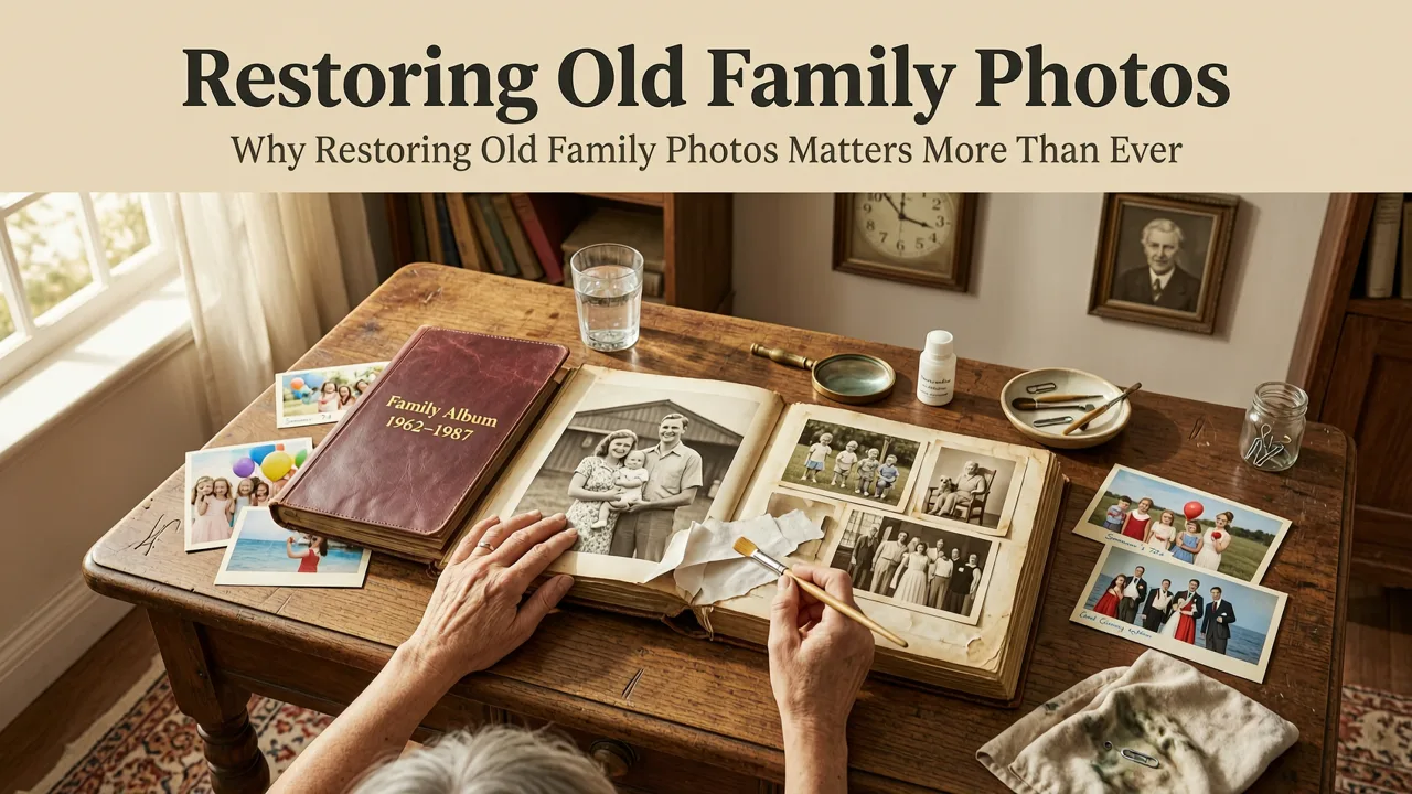 Why Restoring Old Family Photos Matters More Than Ever - restore old family photos online