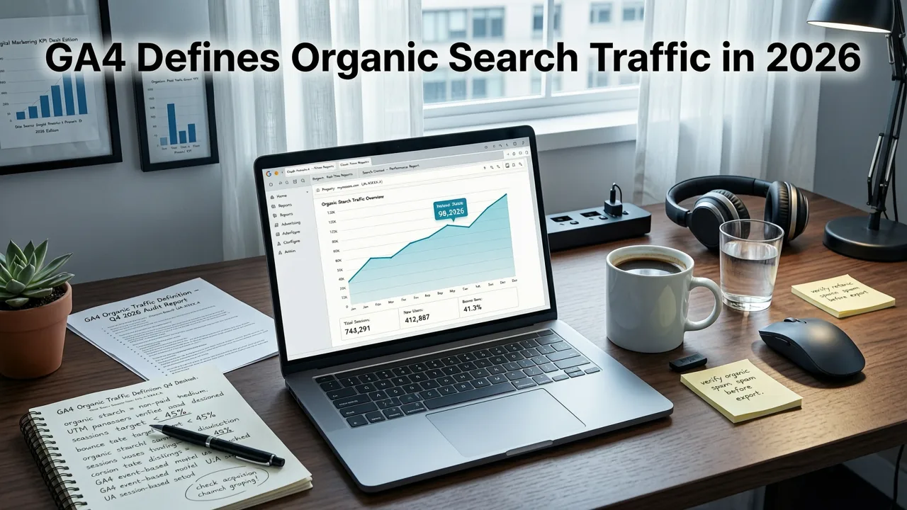 How GA4 Defines Organic Search Traffic in 2026 - best ga4 reports for seo 2026