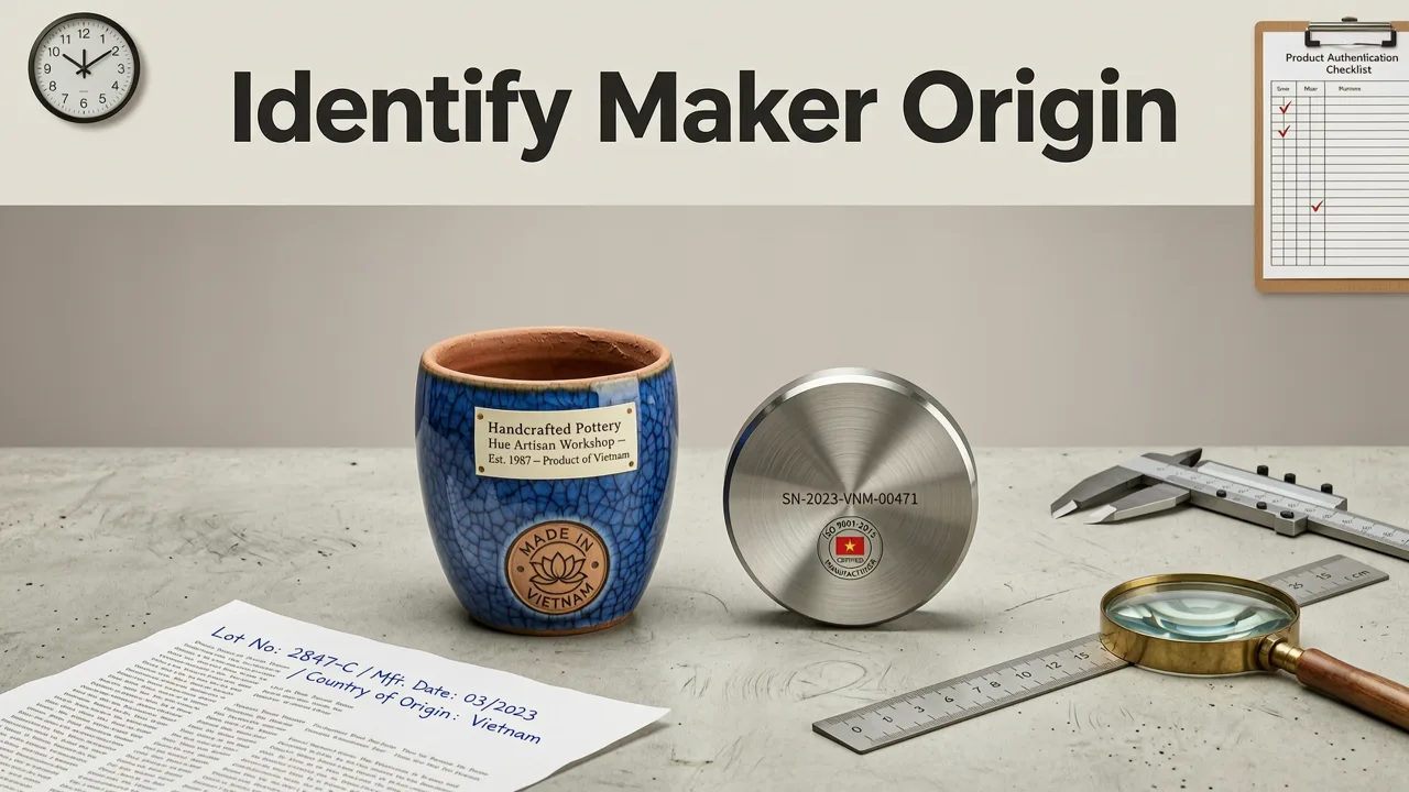 2. Identify the Maker and Origin - how to tell if antique is valuable