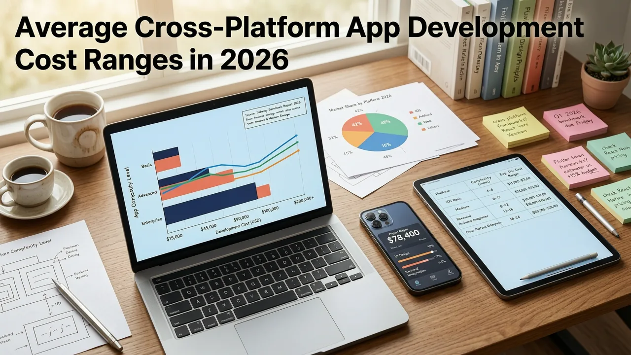 Average Cross-Platform App Development Cost Ranges in 2026 - cross-platform app development cost 2026