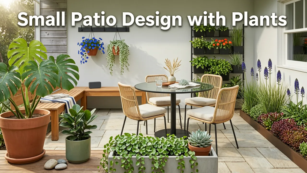 Small Patio Design with Plants — Why Visualization Changes Everything - small patio design with plants