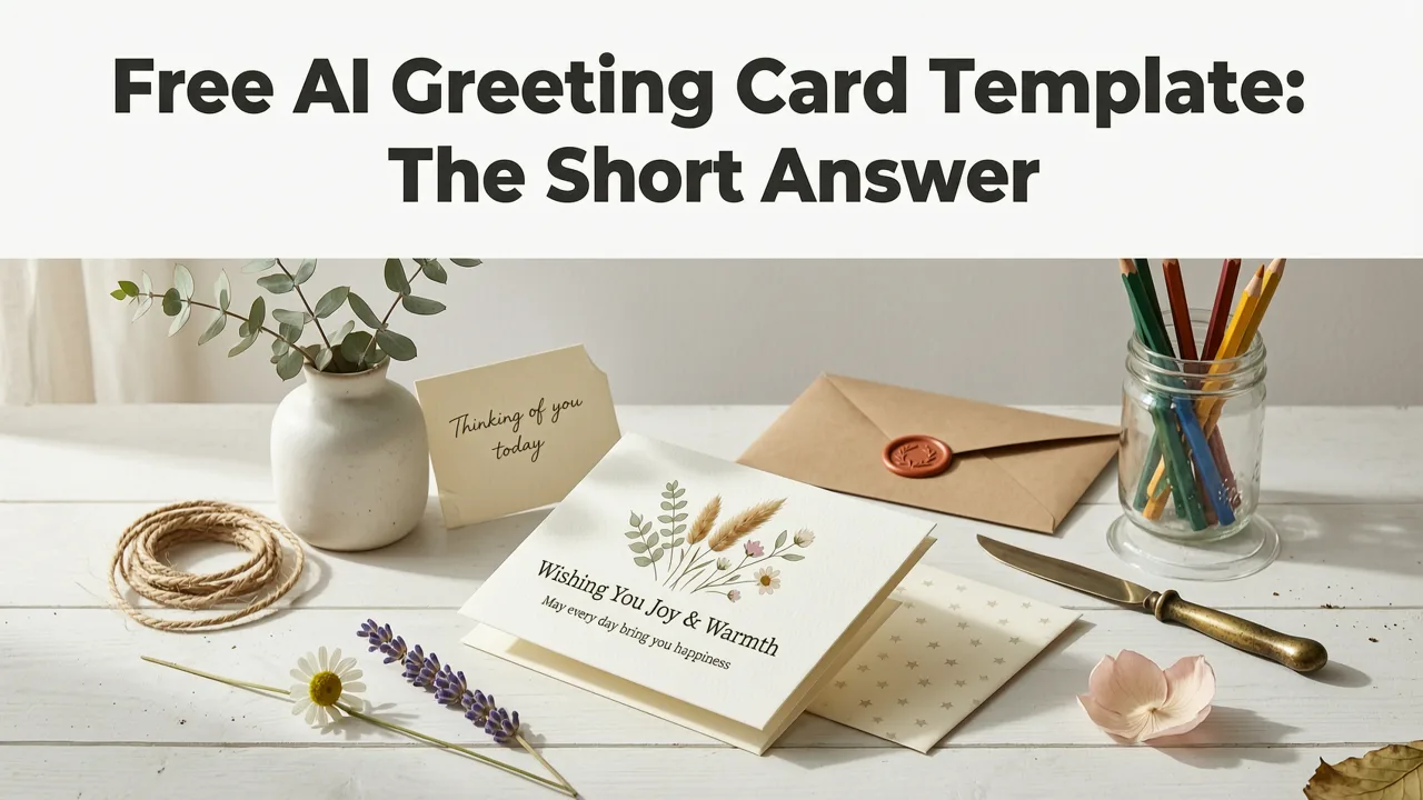 Free AI Greeting Card Template: The Short Answer - free ai greeting card template