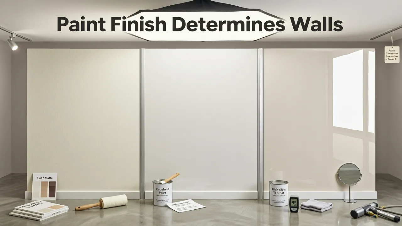 How Paint Finish Determines What Your Walls Reveal - white paint that hides imperfections