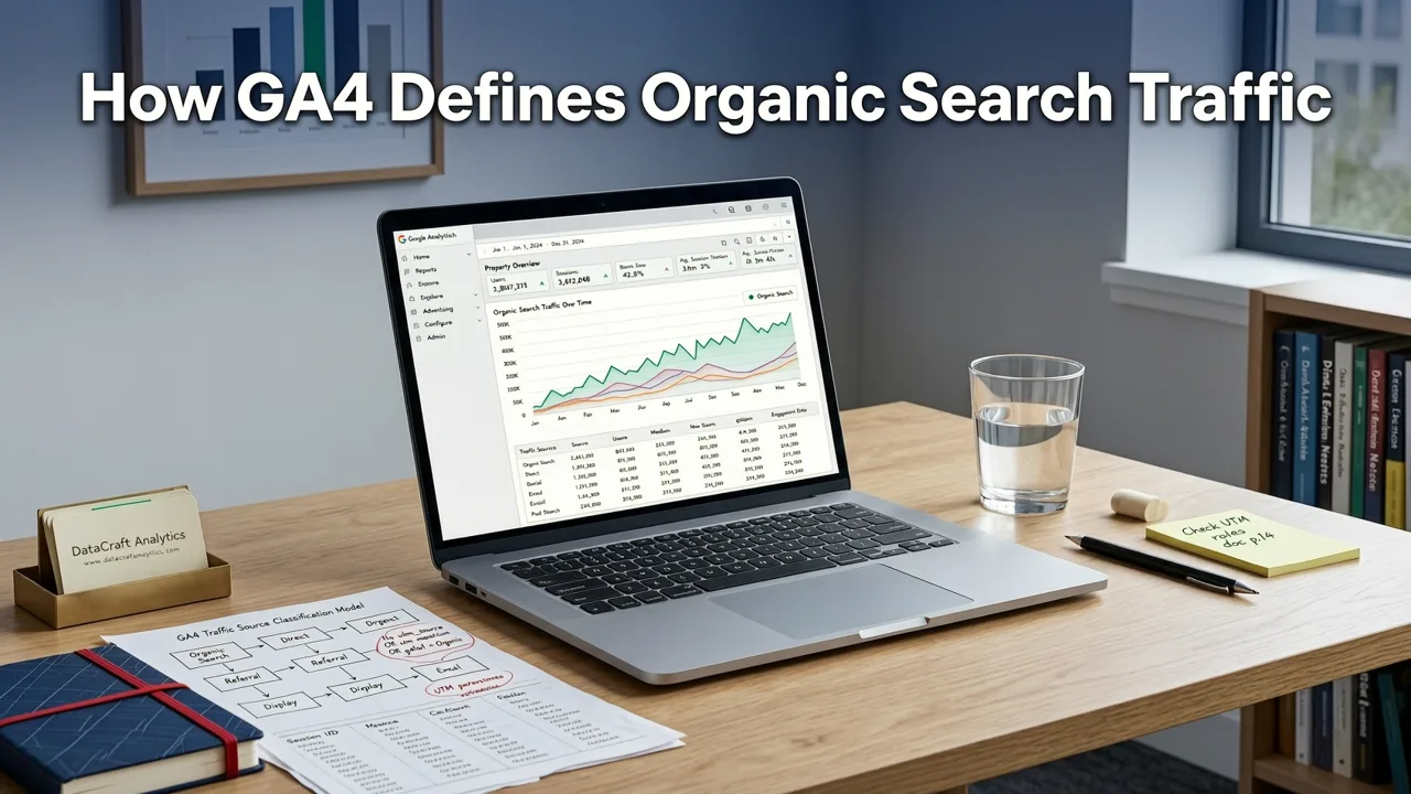 How GA4 Defines Organic Search Traffic - organic traffic vs referral traffic ga4