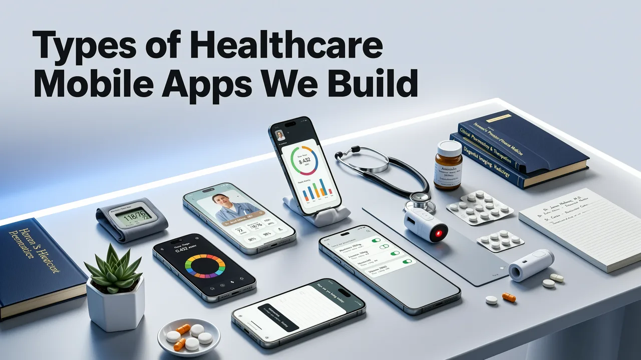 Types of Healthcare Mobile Apps We Build - healthcare mobile app development company