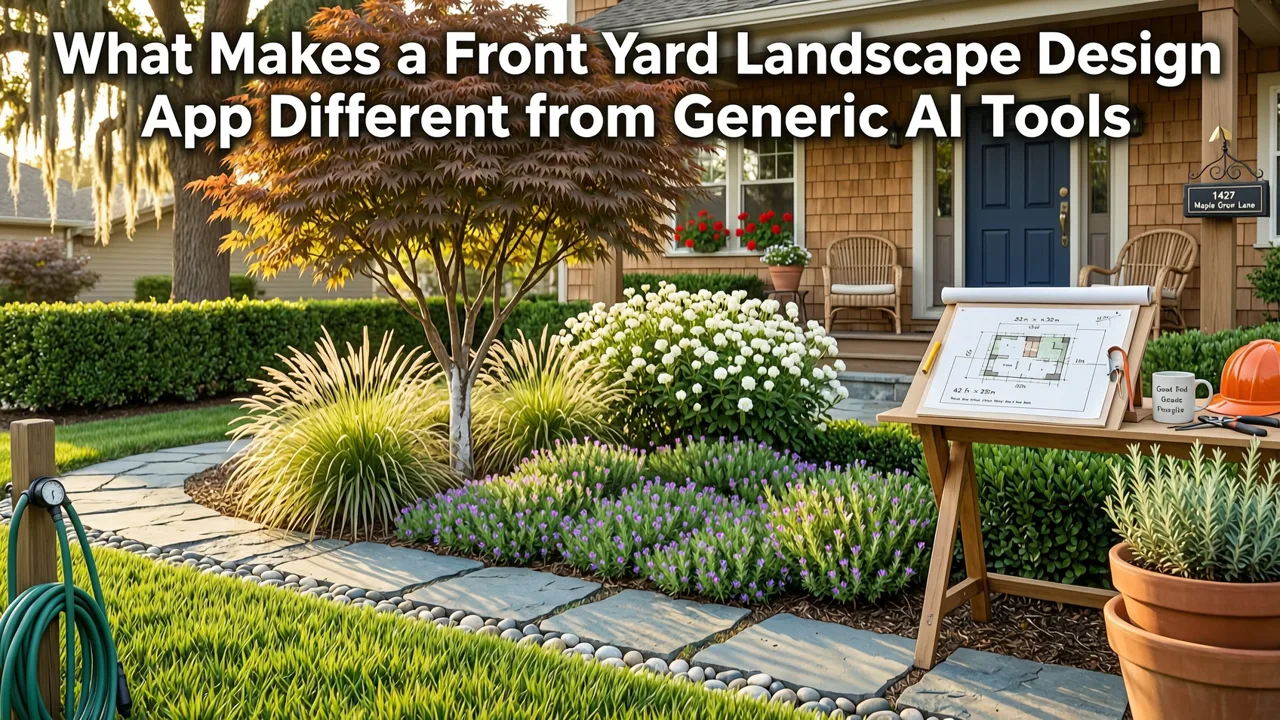What Makes a Front Yard Landscape Design App Different from Generic AI Tools - front yard landscape design app