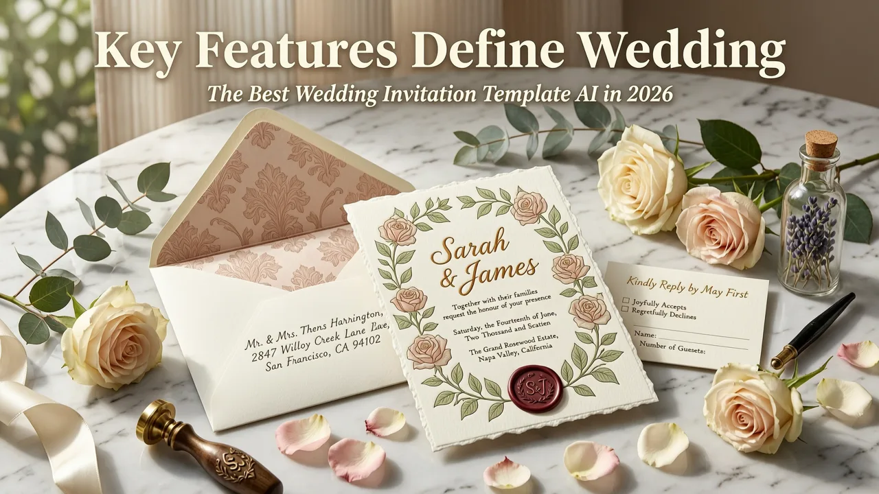 Key Features That Define the Best Wedding Invitation Template AI in 2026 - wedding invitation template ai
