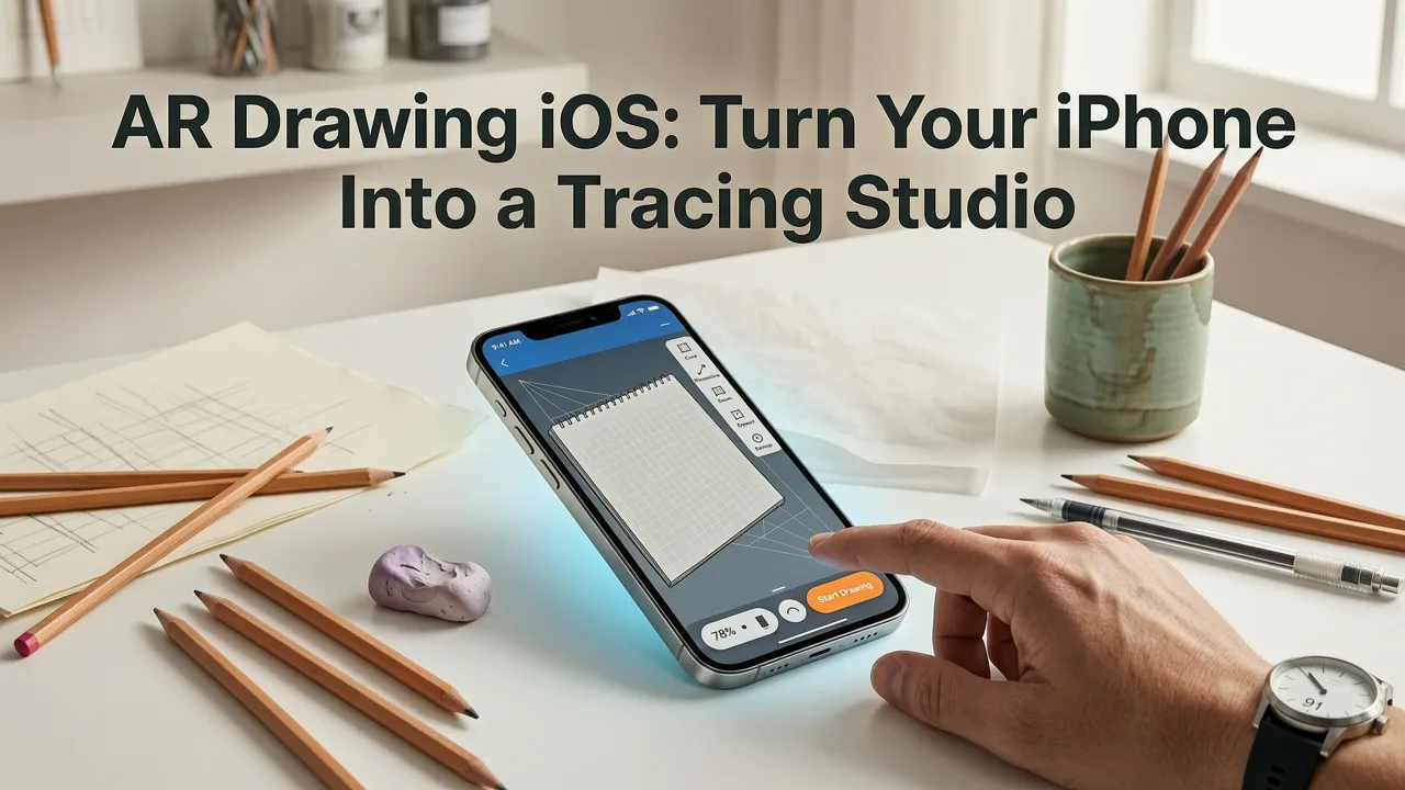 AR Drawing for iOS: Turn Your iPhone Into a Tracing Studio - ar drawing ios