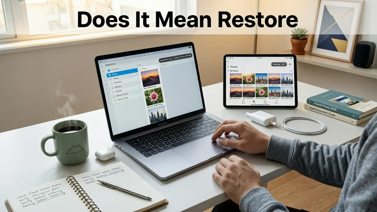 What Does It Mean to Restore Photos from iCloud Online in 2026? - restore photos from icloud online