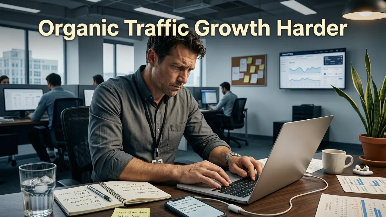Why Organic Traffic Growth Is Harder — and More Valuable — Than Ever - how to improve organic search traffic