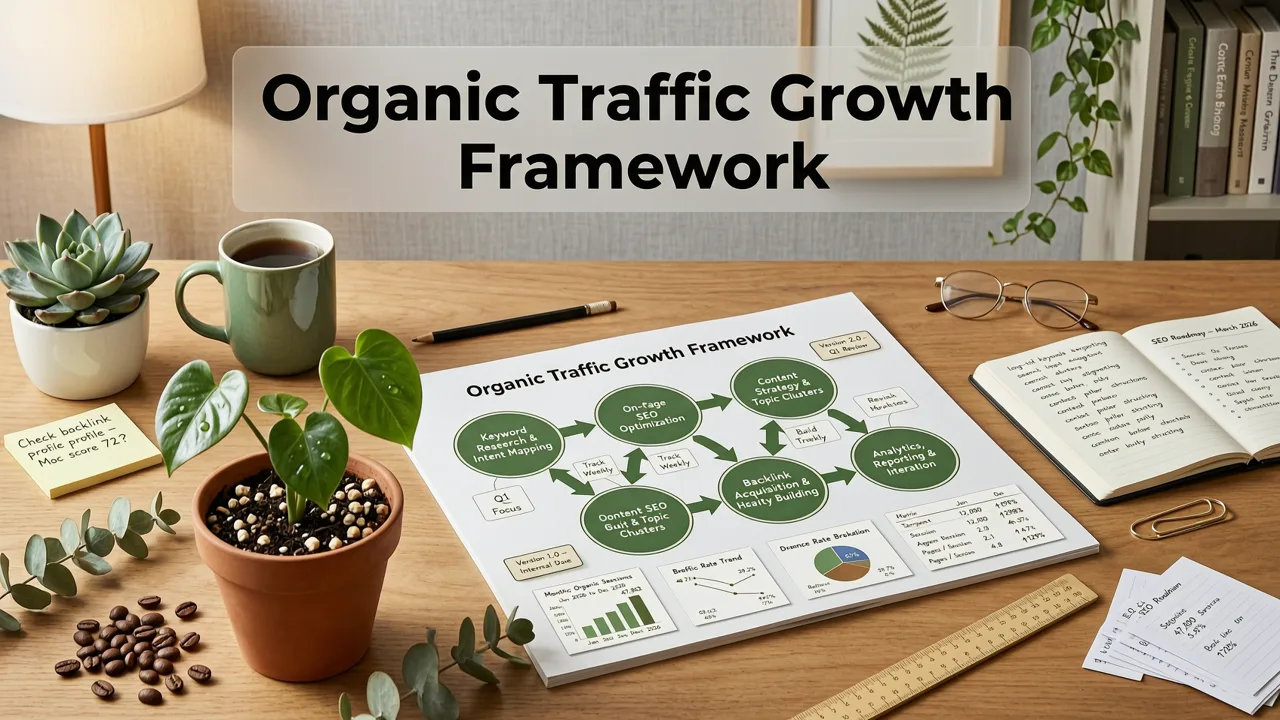 The 2026 Organic Traffic Growth Framework - how to improve organic search traffic