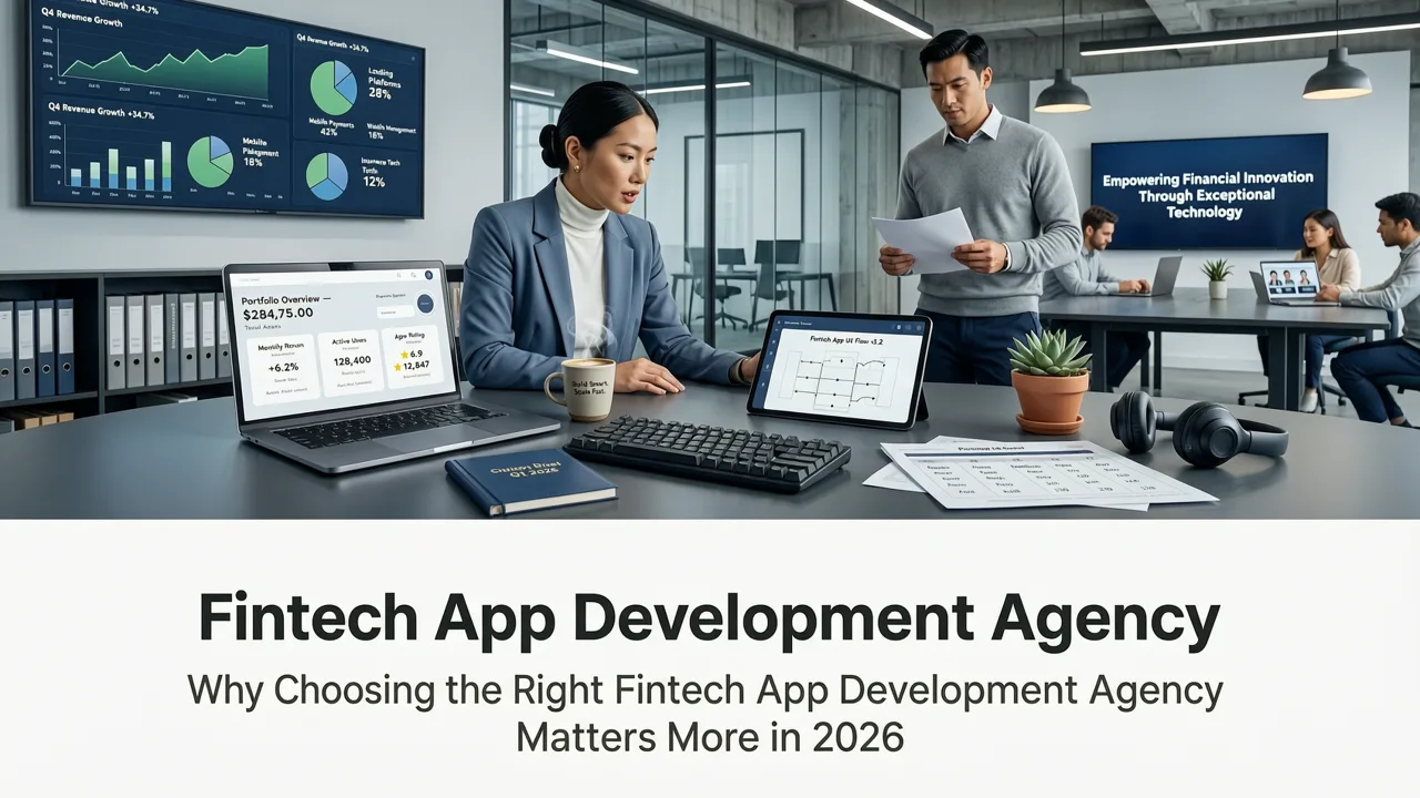 Top Fintech App Development Agency in 2026: How to Choose & What to