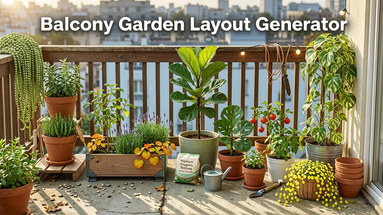 Why a Balcony Garden Layout Generator Is the Smartest Starting Point in 2026 - balcony garden layout generator