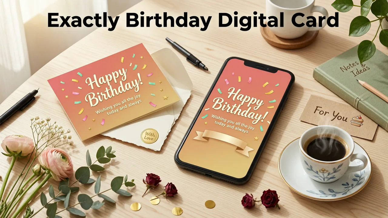 What Exactly Is a Birthday Digital Card Template? - birthday digital card template