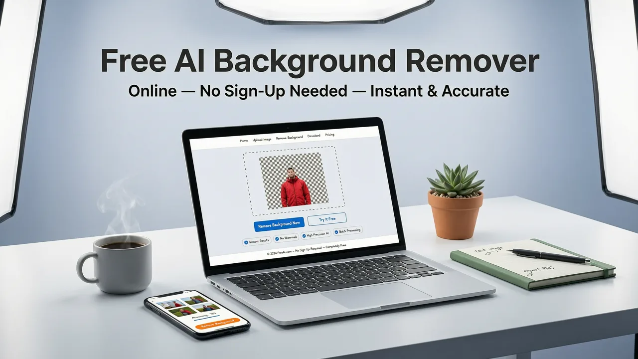Free AI Background Remover Online — No Sign-Up Needed - free ai background remover online