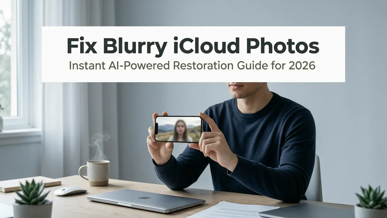 Fix Blurry iCloud Photos Instantly with AI (2026 Guide)