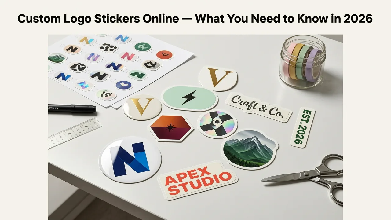 Custom Logo Stickers Online — What You Need to Know in 2026 - custom logo stickers online