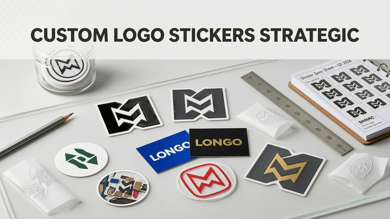 Why Custom Logo Stickers Are a Strategic Branding Asset in 2026 - custom logo stickers online