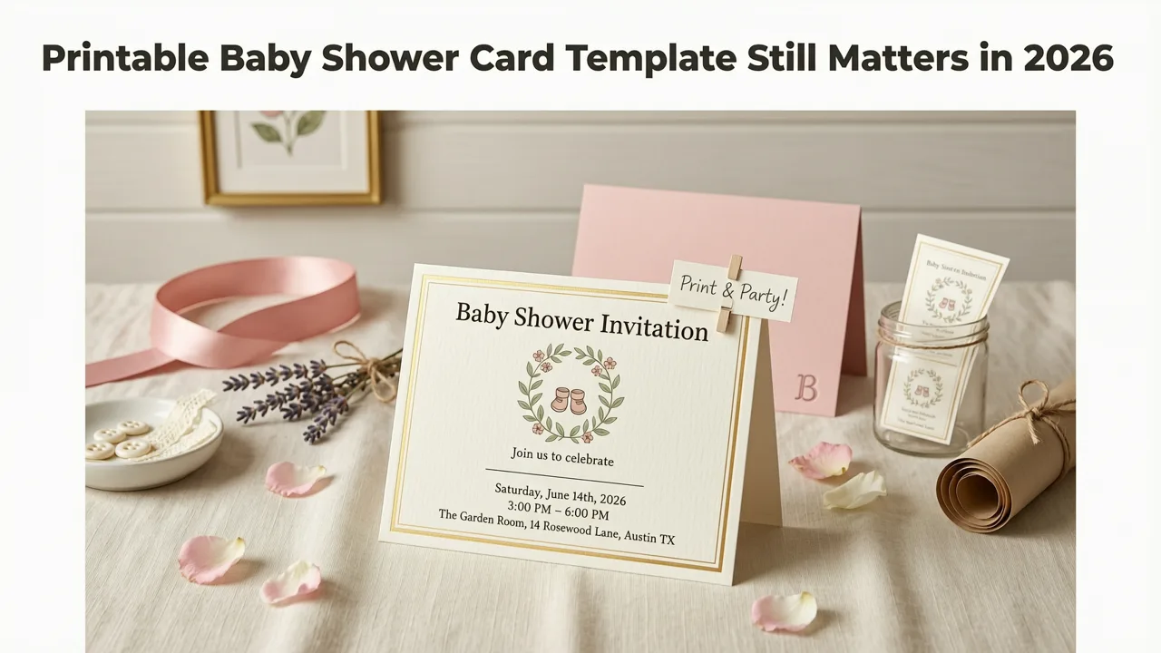Why a Printable Baby Shower Card Template Still Matters in 2026 - printable baby shower card template