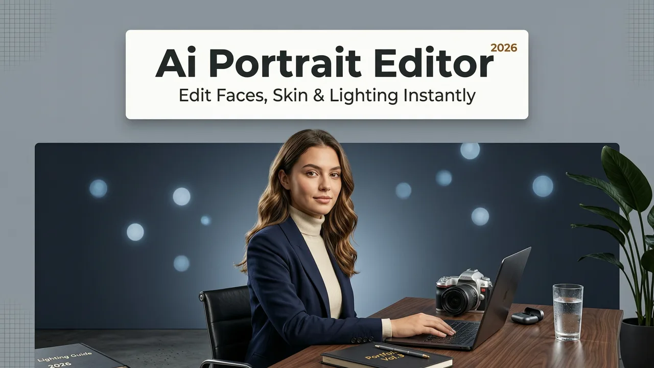 Featured image for Best AI Portrait Editor 2026 — Edit Faces, Skin & Lighting Instantly