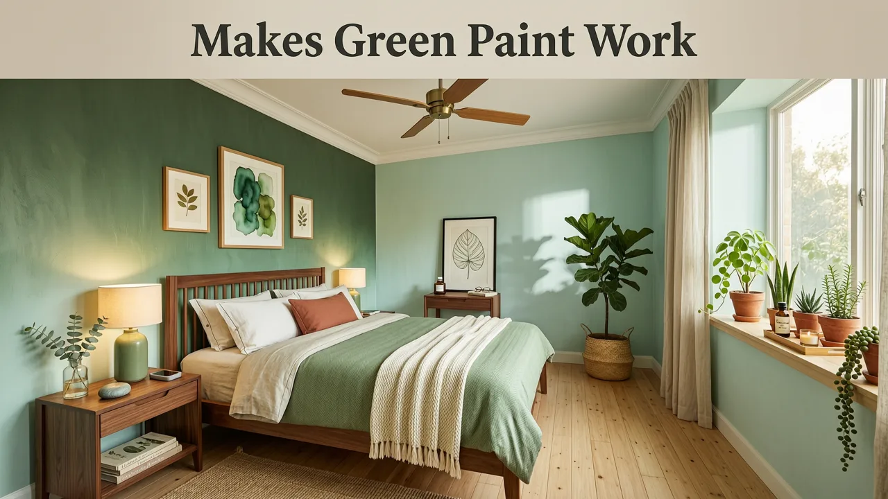 What Makes a Green Paint Work in a Small Bedroom? - best green paint for small bedroom