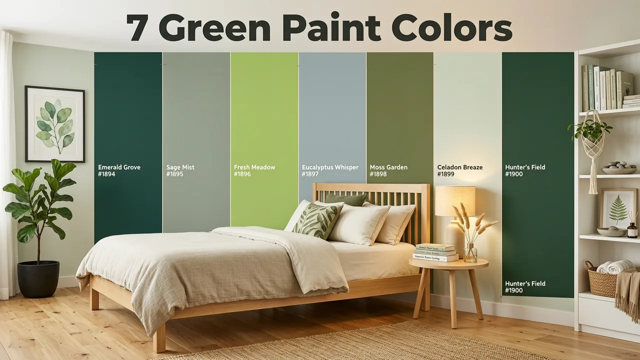The 7 Best Green Paint Colors for Small Bedrooms in 2026 - best green paint for small bedroom