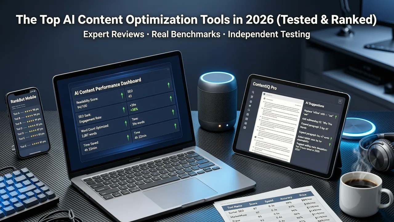 The Top AI Content Optimization Tools in 2026 (Tested & Ranked) - ai content optimization tools