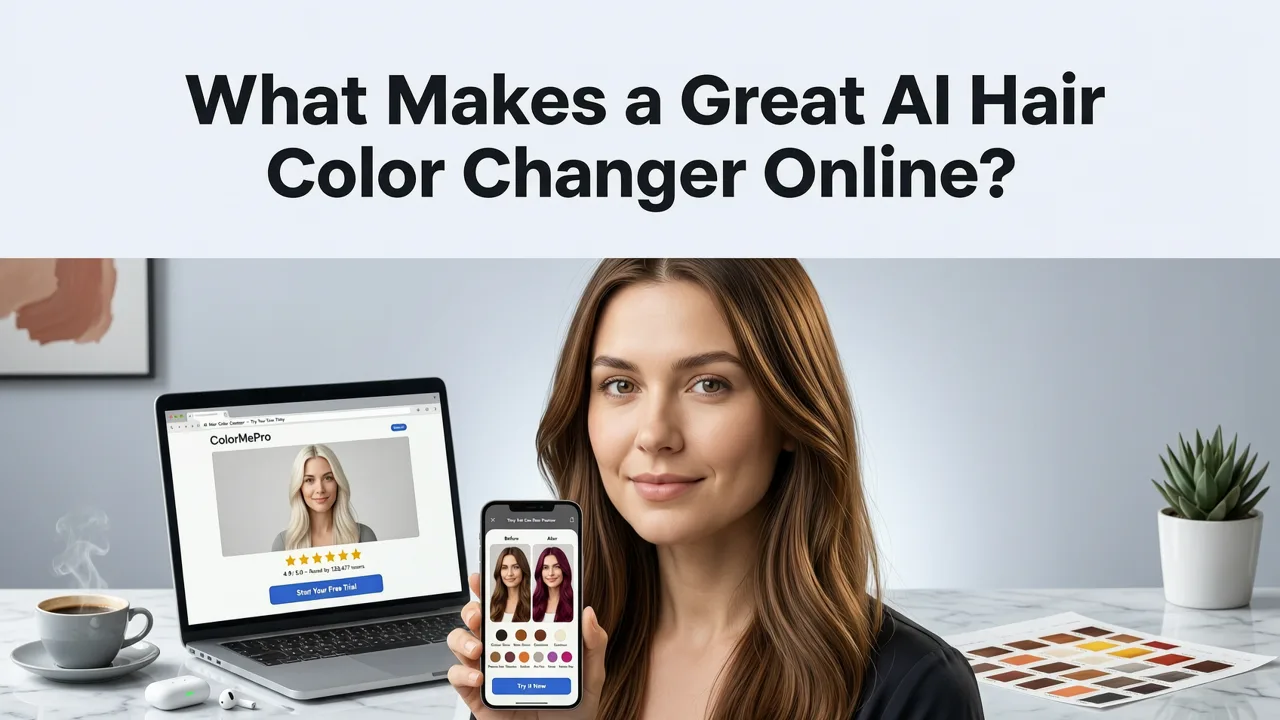 What Makes a Great AI Hair Color Changer Online? - ai hair color changer online