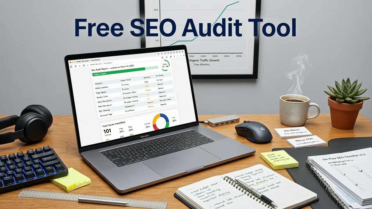 What a Free SEO Audit Tool Actually Checks in 2026 - free seo audit tool 2026