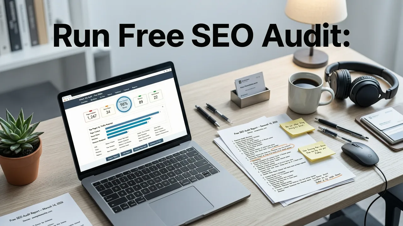 How to Run a Free SEO Audit: A Step-by-Step 2026 Workflow - free seo audit tool 2026