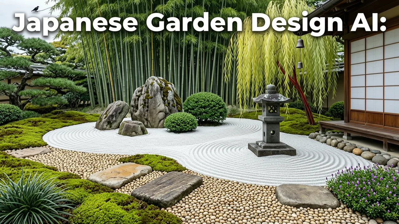 Japanese Garden Design AI: Your Backyard Photo, Reimagined as a Zen Retreat - japanese garden design ai