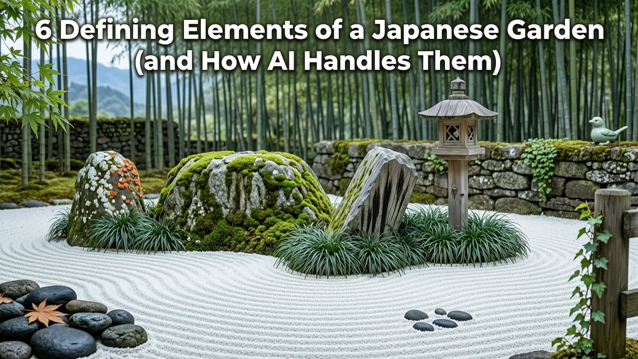 The 6 Defining Elements of a Japanese Garden (and How AI Handles Them) - japanese garden design ai