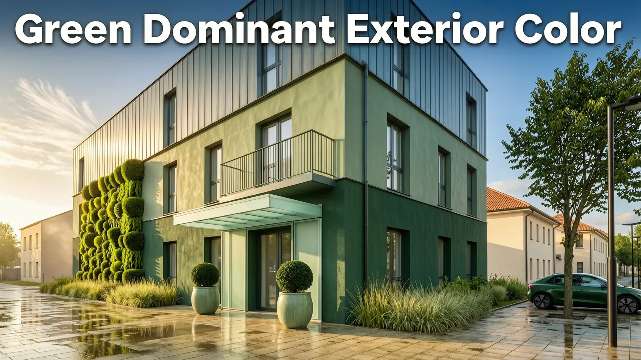 Why Green Is the Dominant Exterior Color Story in 2026 - exterior green wall paint trends 2026