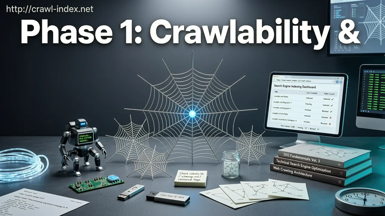 Phase 1: Crawlability & Indexability - technical seo audit checklist