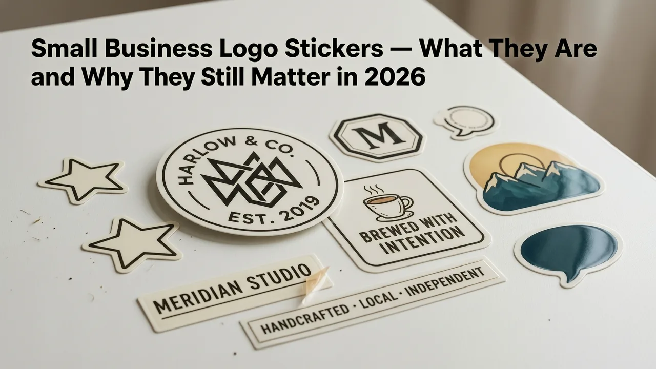 Small Business Logo Stickers — What They Are and Why They Still Matter in 2026 - small business logo stickers