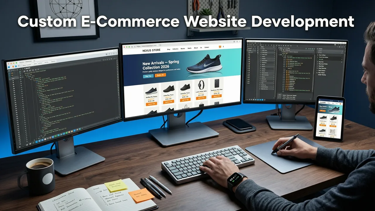 What Custom E-Commerce Website Development Looks Like in 2026 - custom e-commerce website development