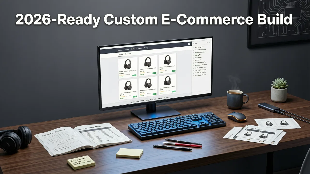 What a 2026-Ready Custom E-Commerce Build Actually Covers - custom e-commerce website development