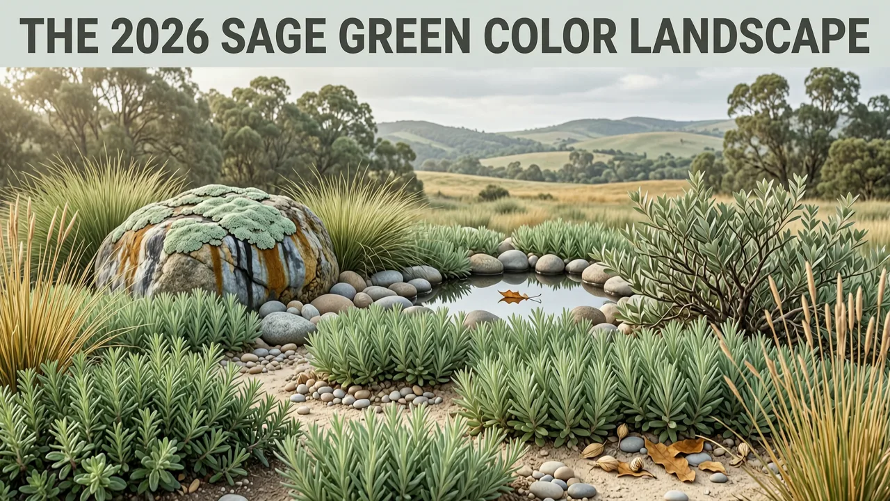 The 2026 Sage Green Color Landscape - sage green wall paint visualization