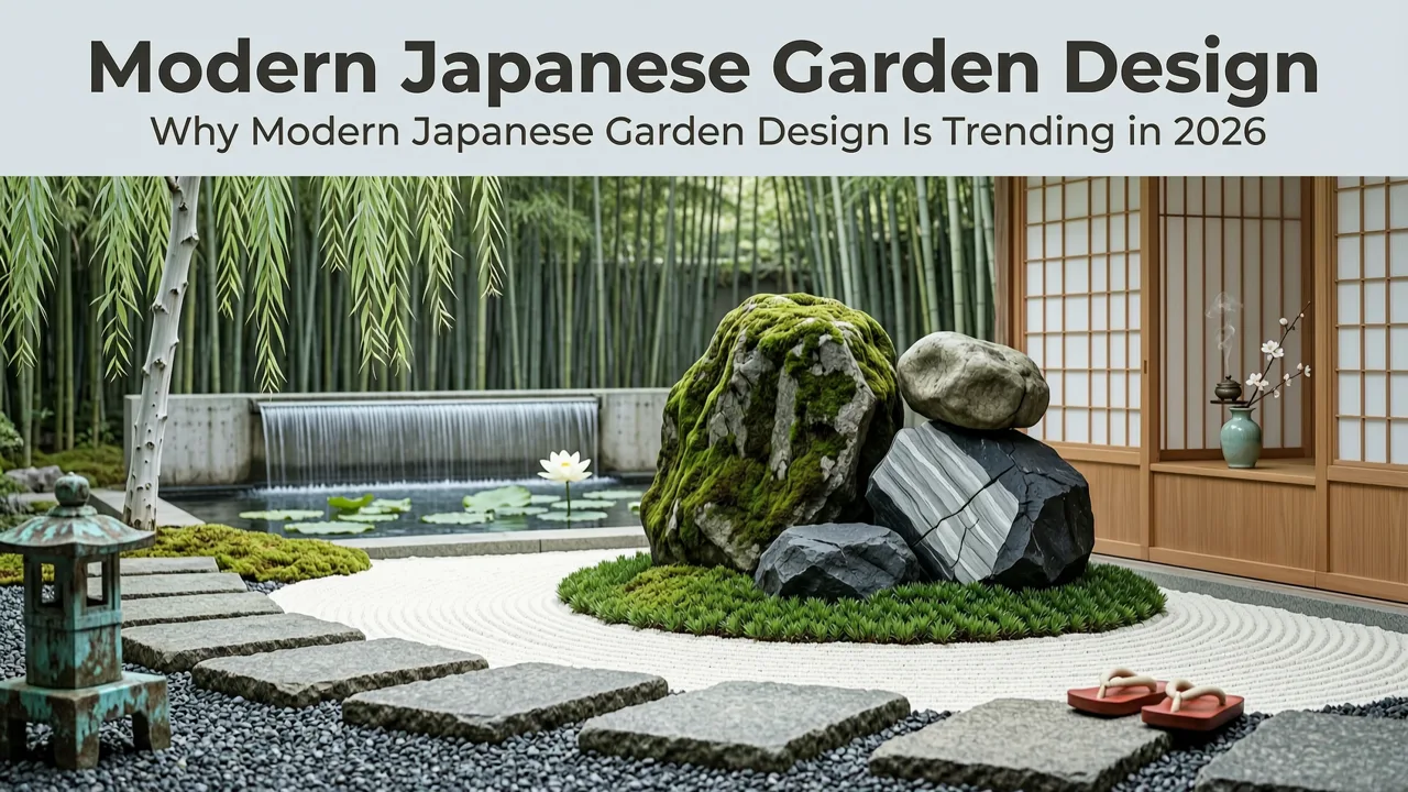 Why Modern Japanese Garden Design Is Trending in 2026 - modern japanese garden layout
