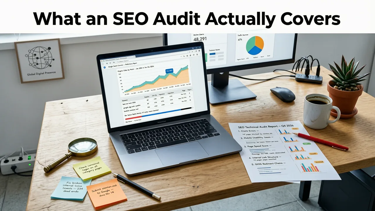What an SEO Audit Actually Covers in 2026 - how to do an seo audit step by step