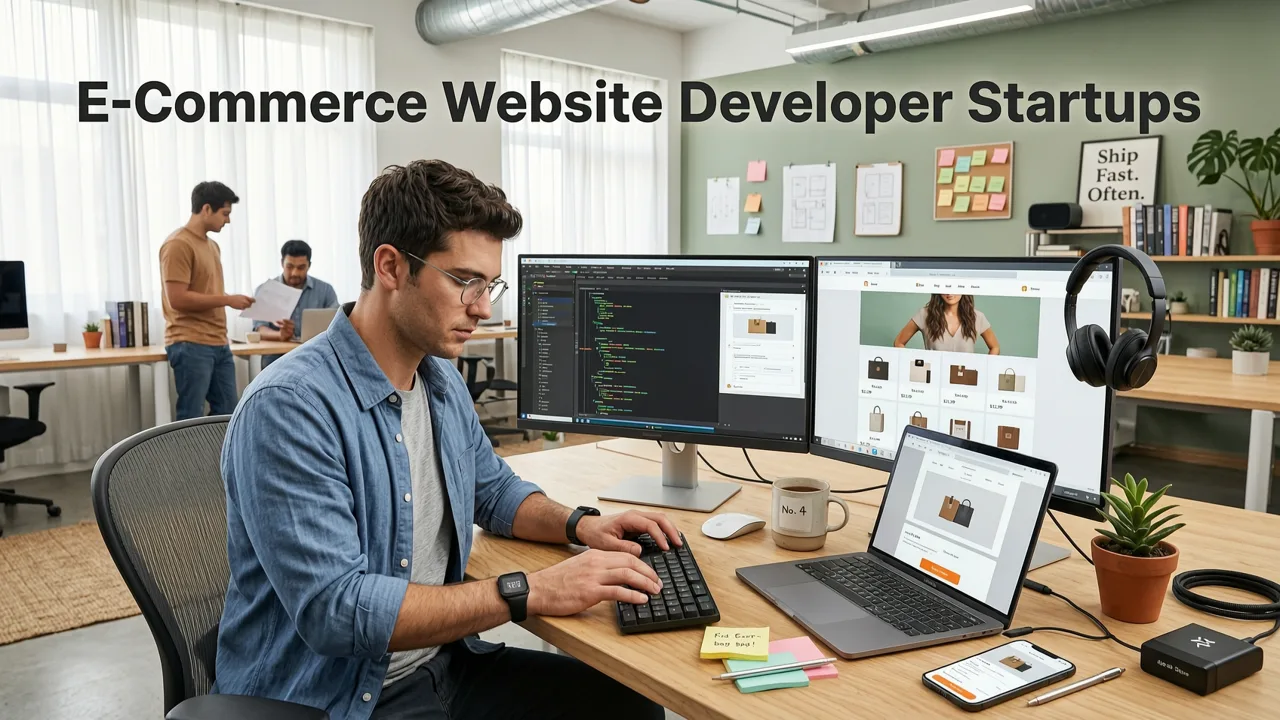 What an E-Commerce Website Developer for Startups Actually Does - e-commerce website developer for startups