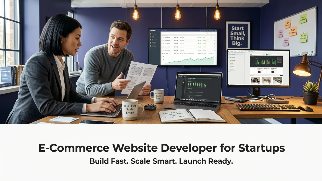 E-Commerce Website Developer for Startups: Build Fast, Scale Smart in