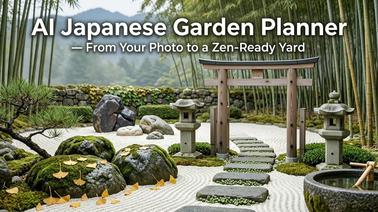AI Japanese Garden Planner — From Your Photo to a Zen-Ready Yard - ai japanese garden planner