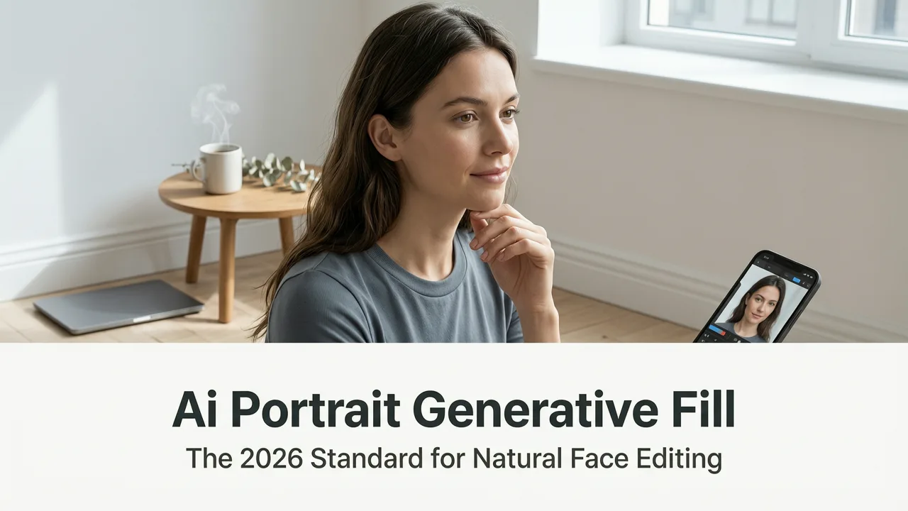 Featured image for AI Portrait Generative Fill: Edit Faces Naturally in 2026