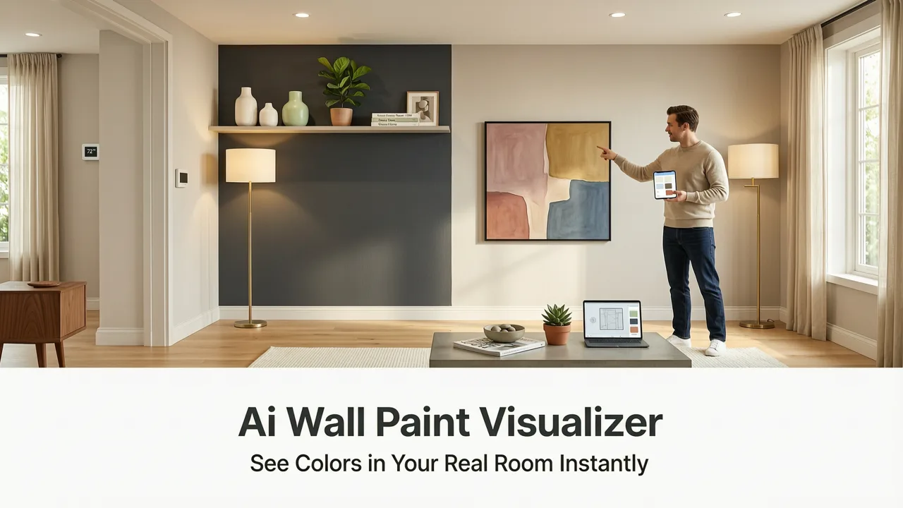 AI Wall Paint Visualizer: See Colors in Your Real Room Instantly