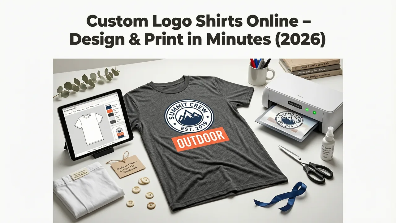 Custom Logo Shirts Online – Design & Print in Minutes (2026) - custom logo shirts online