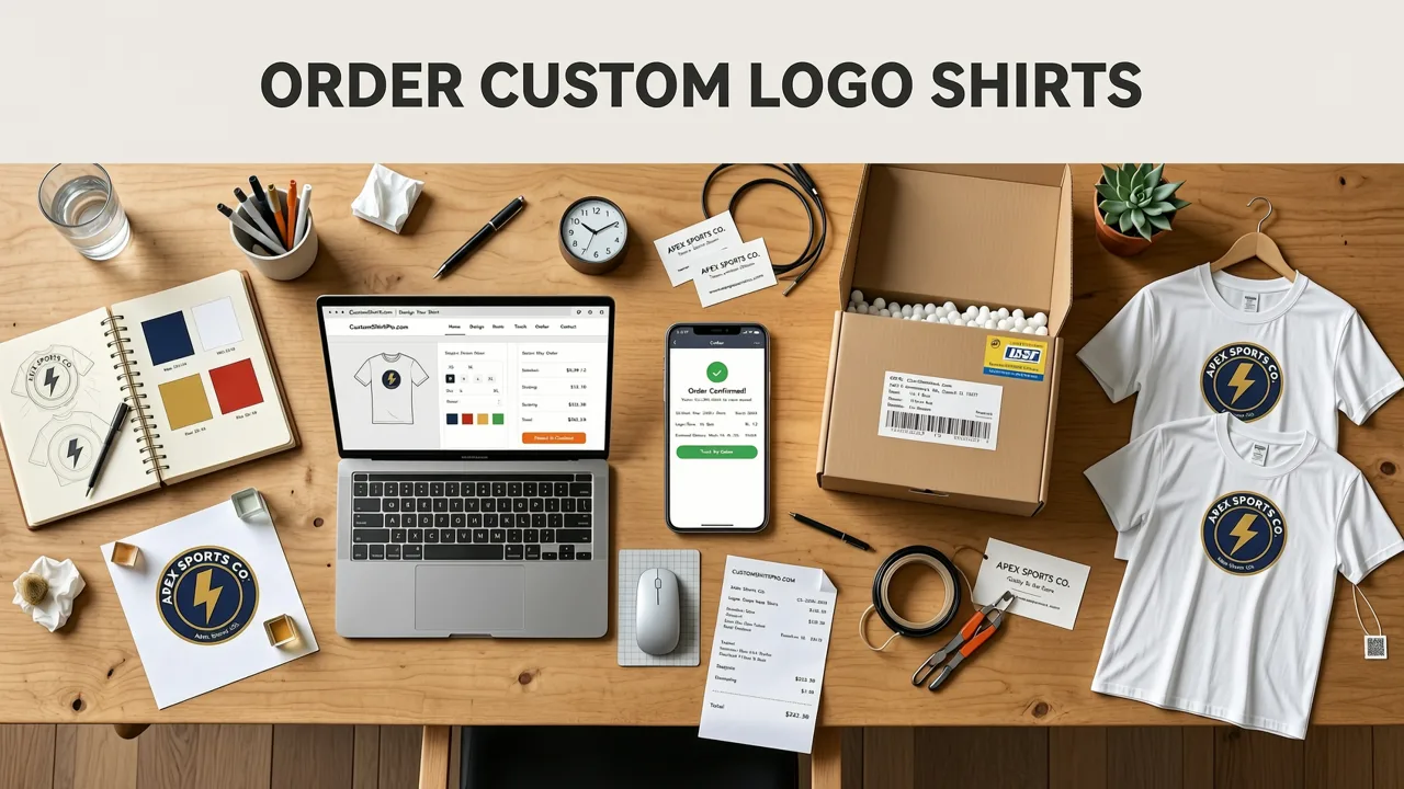 How to Order Custom Logo Shirts Online: A Step-by-Step Workflow - custom logo shirts online